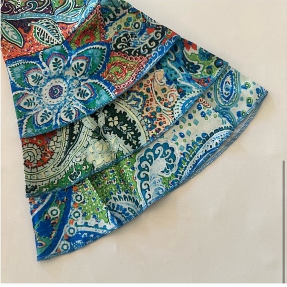 Flower Print Summer Boho Bell Sleeve‎ A-line Mini Summer Sundress, Size M, NWOT - Picture 9 of 12